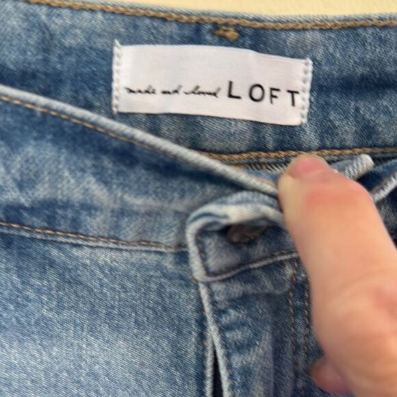 Loft The Skinny High Rise Bermuda Short - Picture 5 of 8